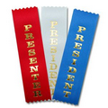 1-5/8"x6" Vertical Stock Title Ribbon (PRESENTER)